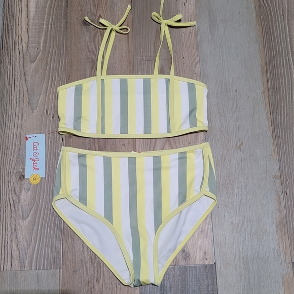 Cat&Jack Girls 2 piece swimsuit - Picture 1 of 2